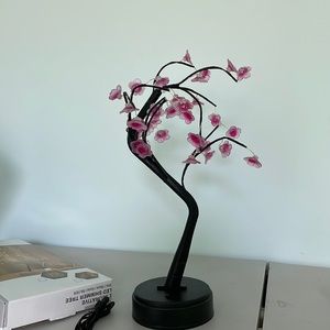 led shimmer tree room decoration